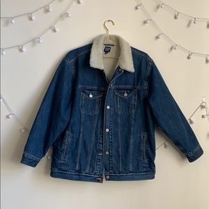 gap Sherpa lined denim jacket